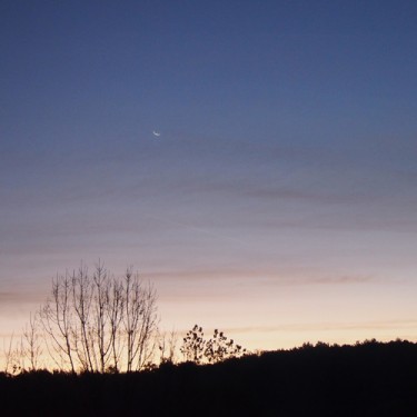 coucher de lune