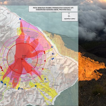 volcano impact bali